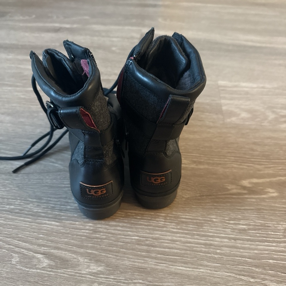 UGG Black and Burgundy Boots